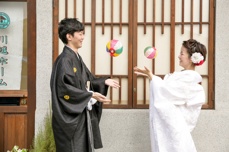 街並みの一角で