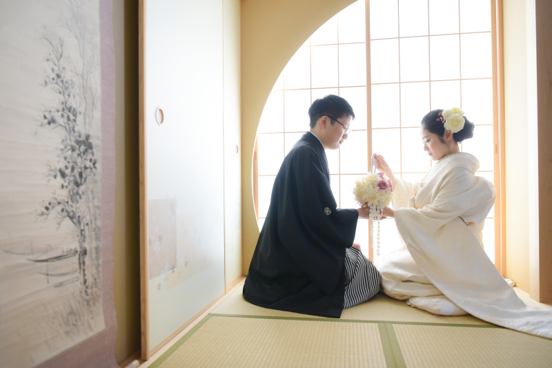 和室でのショット