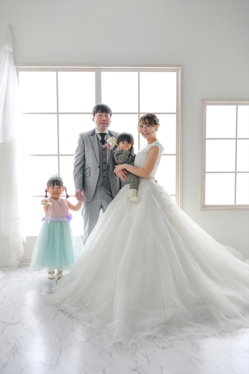 家族みんなで寄り添って