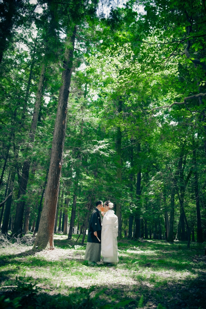 和装と洋装で前撮り！猫ちゃんも一緒に♡