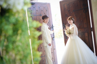 フォトスタジオミルフィーユ川越店_洋装チャペル内撮影…♡