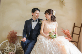 フォトスタジオミルフィーユ川越店_洋装チャペル内撮影…♡