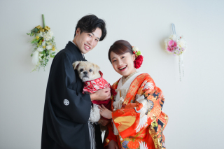 ペットと撮影できる