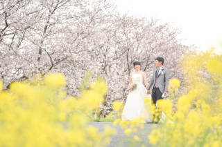 フォトスタジオミルフィーユ川越店_【洋装ロケーション】華やかなドレスでロケーション撮影♡