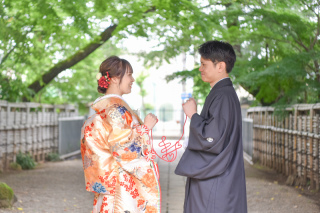 フォトスタジオミルフィーユ川越店_【寺院・庭園】和装ロケーション撮影