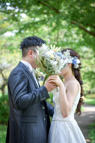 フォトスタジオミルフィーユ川越店_【洋装ロケーション】華やかなドレスでロケーション撮影♡