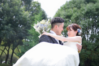 フォトスタジオミルフィーユ川越店_【洋装ロケーション】華やかなドレスでロケーション撮影♡