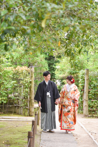 フォトスタジオミルフィーユ川越店_【寺院・庭園】和装ロケーション撮影