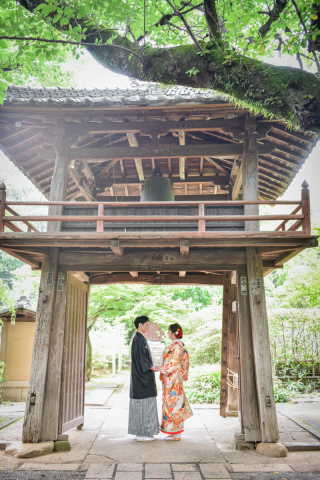 フォトスタジオミルフィーユ川越店_【寺院・庭園】和装ロケーション撮影
