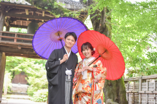 フォトスタジオミルフィーユ川越店_【寺院・庭園】和装ロケーション撮影