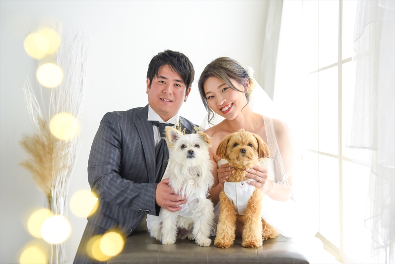 お子様との撮影やペットとの撮影もお任せください…♡