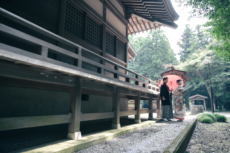 【高徳神社で和装ロケーションプラン】