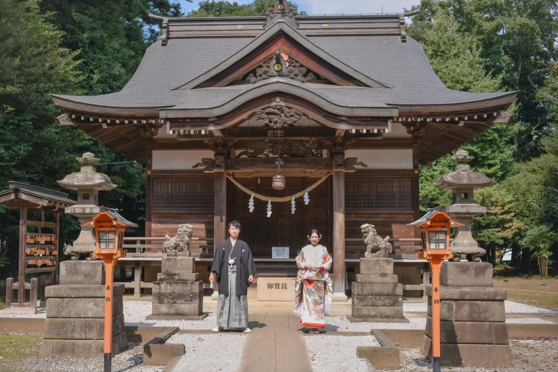 【高徳神社で和装ロケーションプラン】