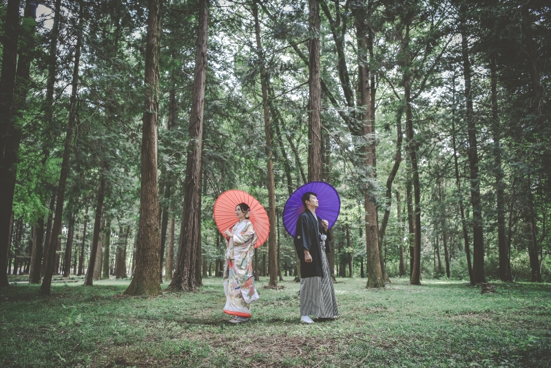 【高徳神社で和装ロケーションプラン】