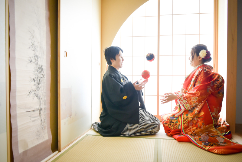 川越スタジオ限定【家族フォト婚】ドレス&タキシード付 アルバム&データ付 レタッチ付き