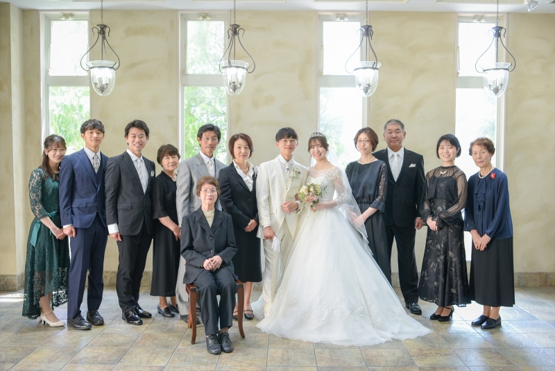 【家族フォト婚】和装洋装両方着れて家族と一緒に体験型ウェディングフォト