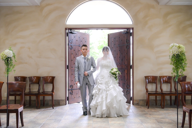 【熊谷】チャペルを使ってウエディングフォト入場から始まり結婚式をしているみたい♡音響・アルバム付き、ご列席のご参加OK♪