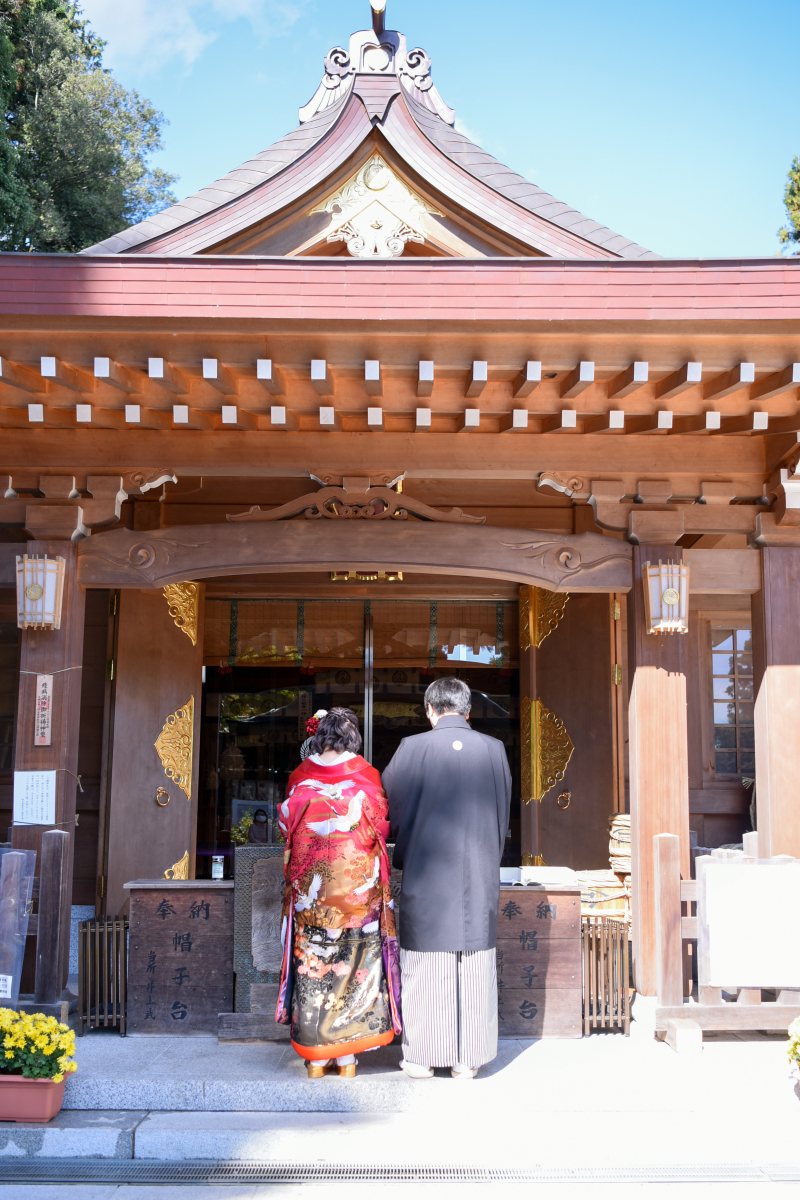 【高麗神社ロケーション&スタジオ和装洋装プラン】データ80カット付き