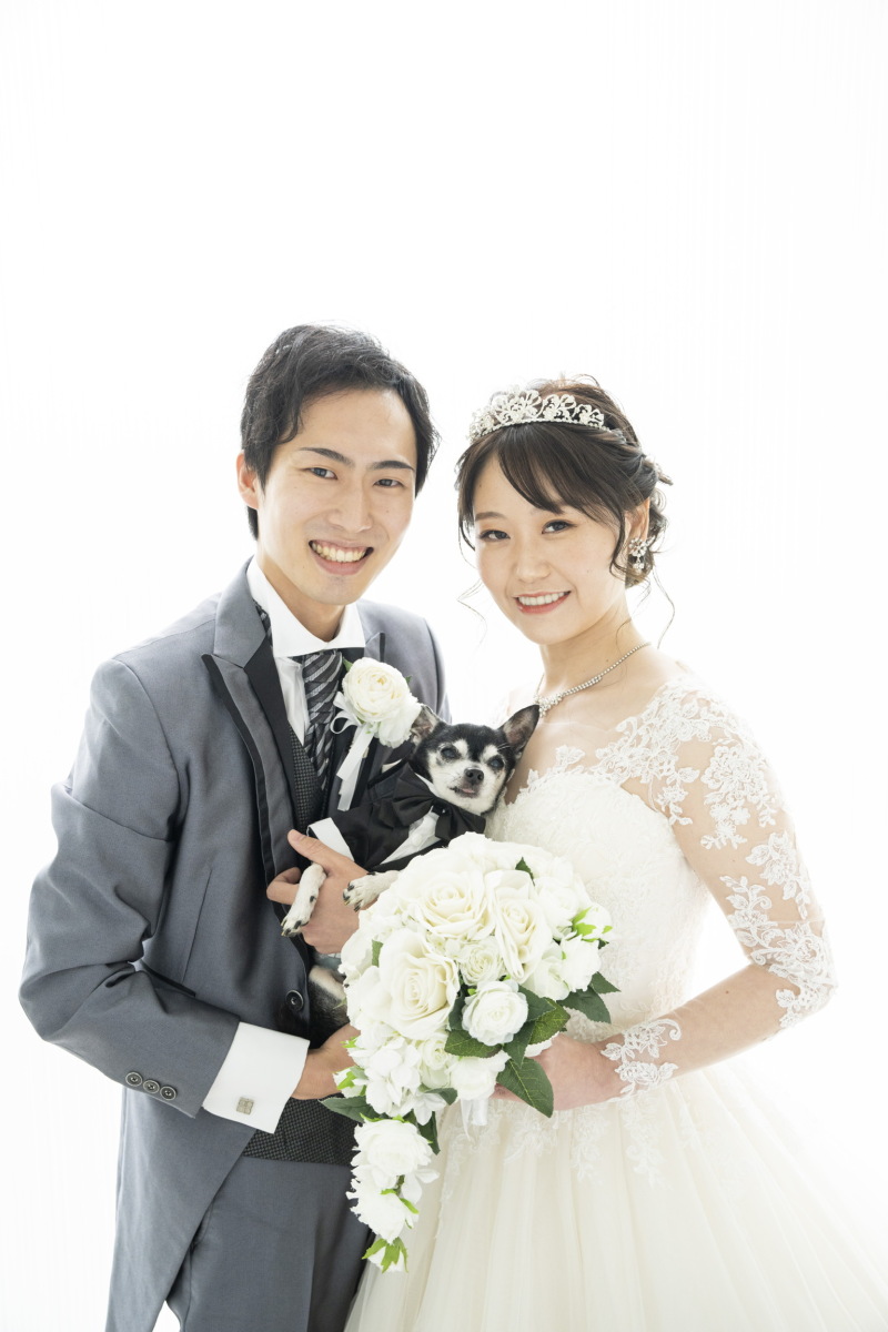 【洋装3~ウェディングドレス~】ペットと