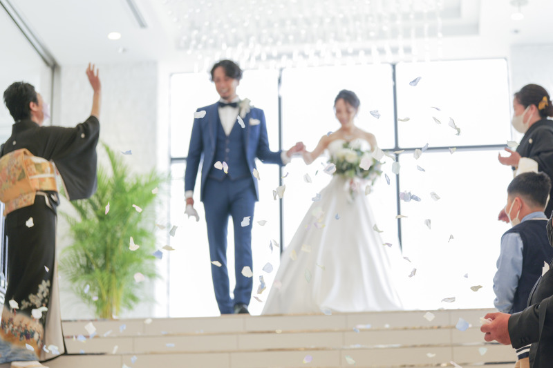 【挙式後】フラワーシャワー