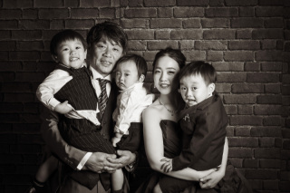 3人の可愛らしいお子様と♡