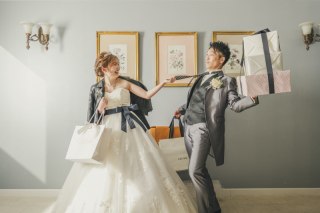 お二人らしさ満載ショット♪