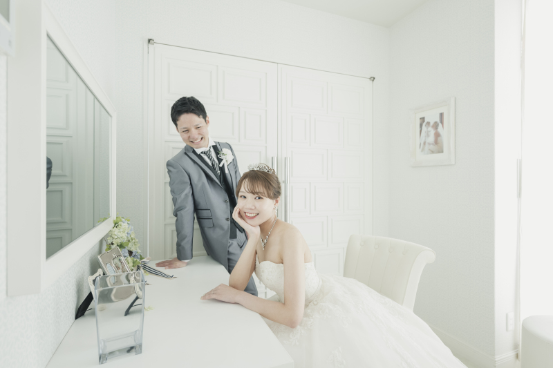 ポージング・表情がお上手なご新婦様