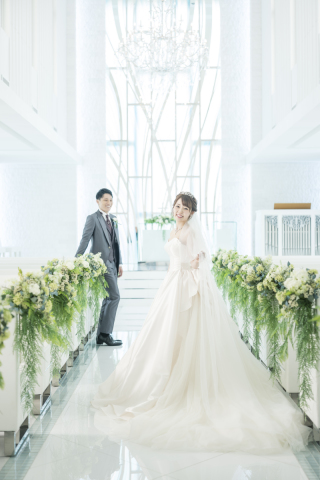 かわいいチャペルで♡