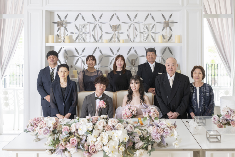 ご家族の集合写真も