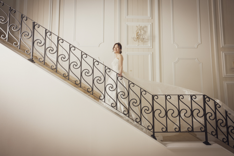 憧れの階段でのショット