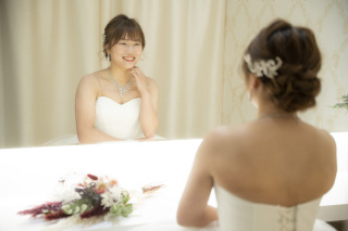 念願のドレスで