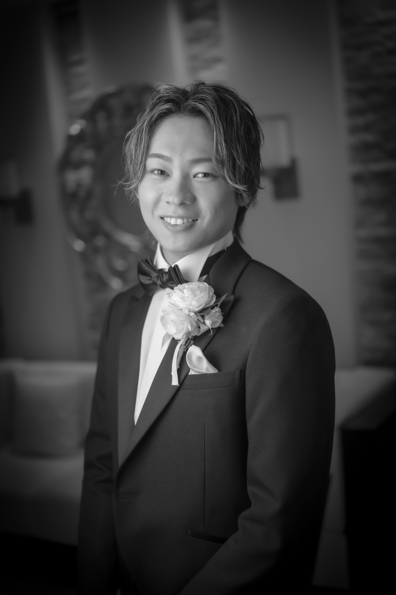 モデル着用!ブラックタキシード