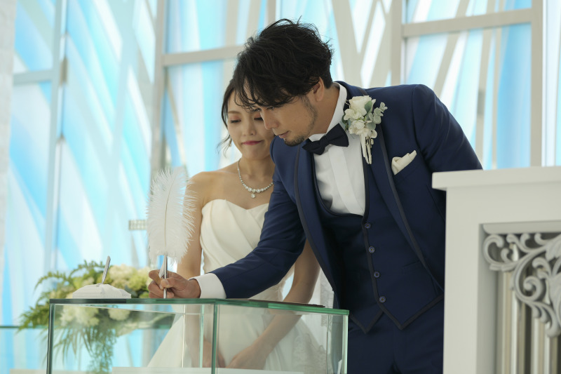 【挙式】署名シーン・・・