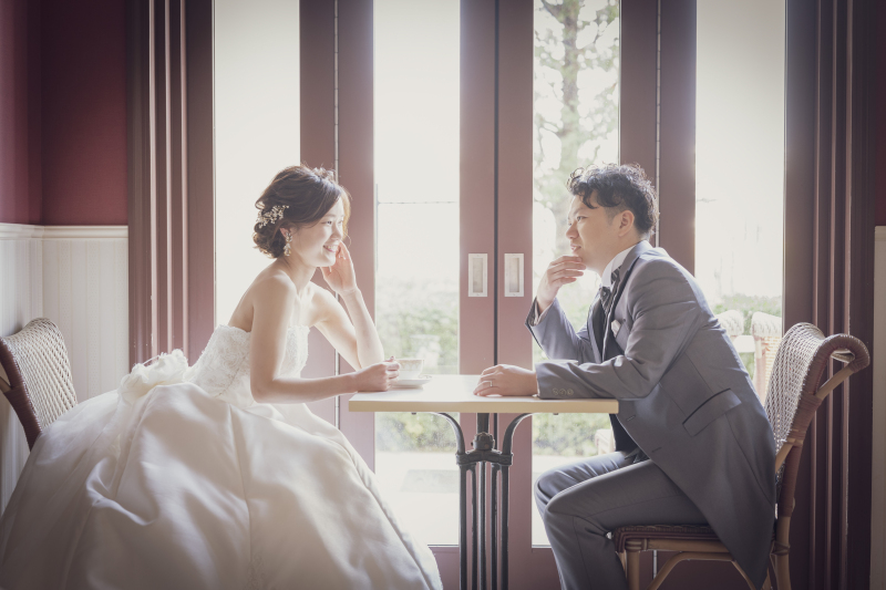 カフェにて・・・