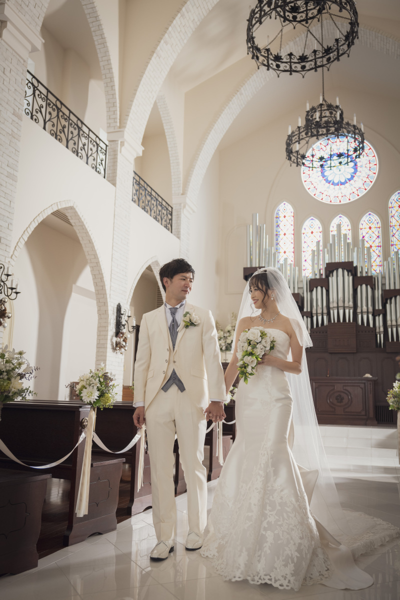 迫力満点チャペルで