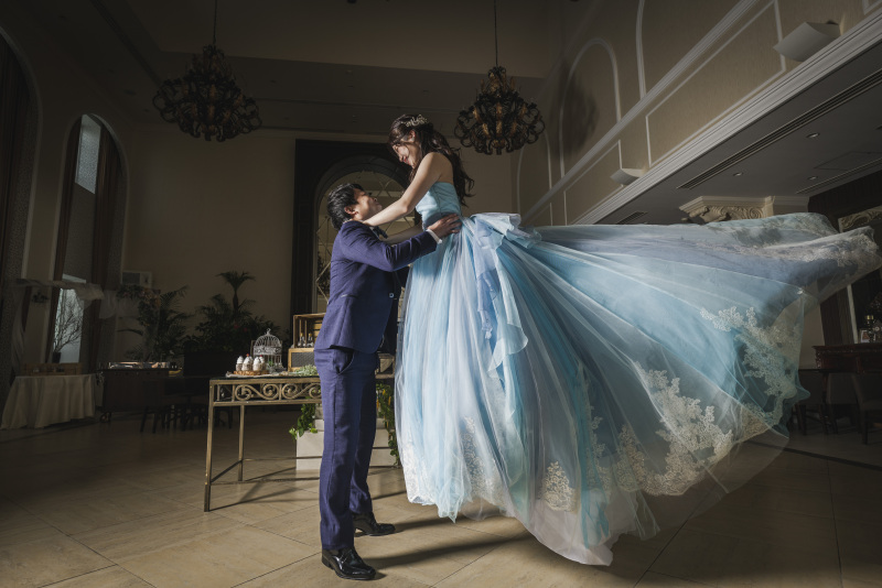 幻想的な持ち上げショット