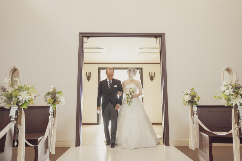 リアルなご入場シーン