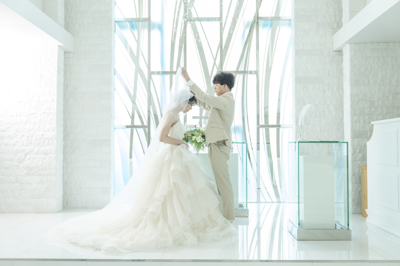 挙式シーンのようなお写真も♪