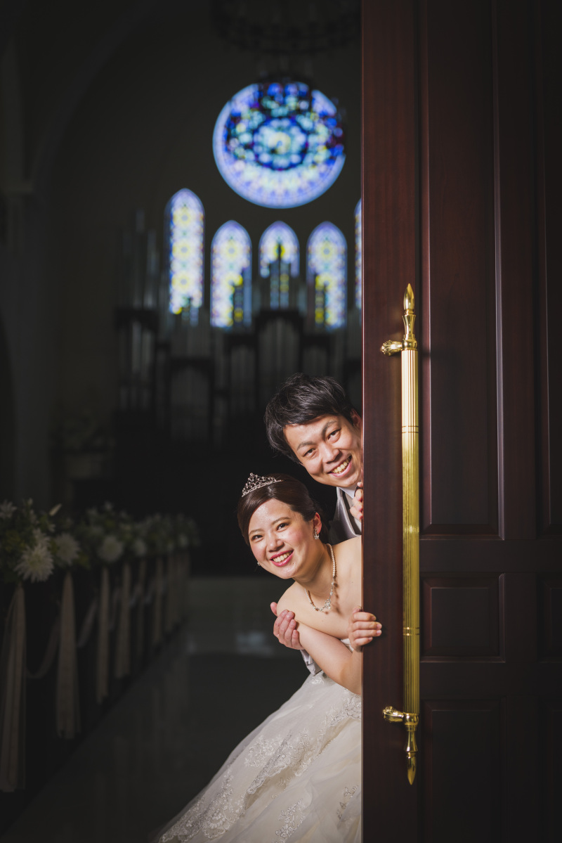 チャペルからひょっこり！