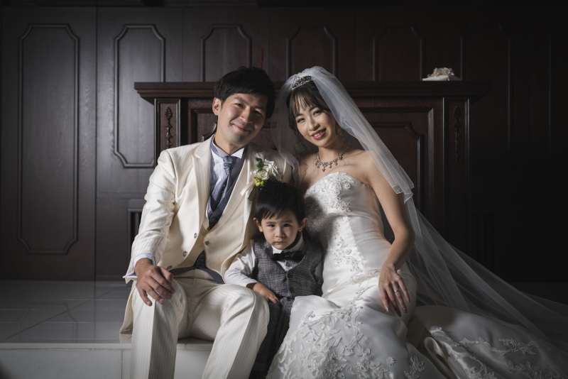 チャペルの祭壇前でのショット