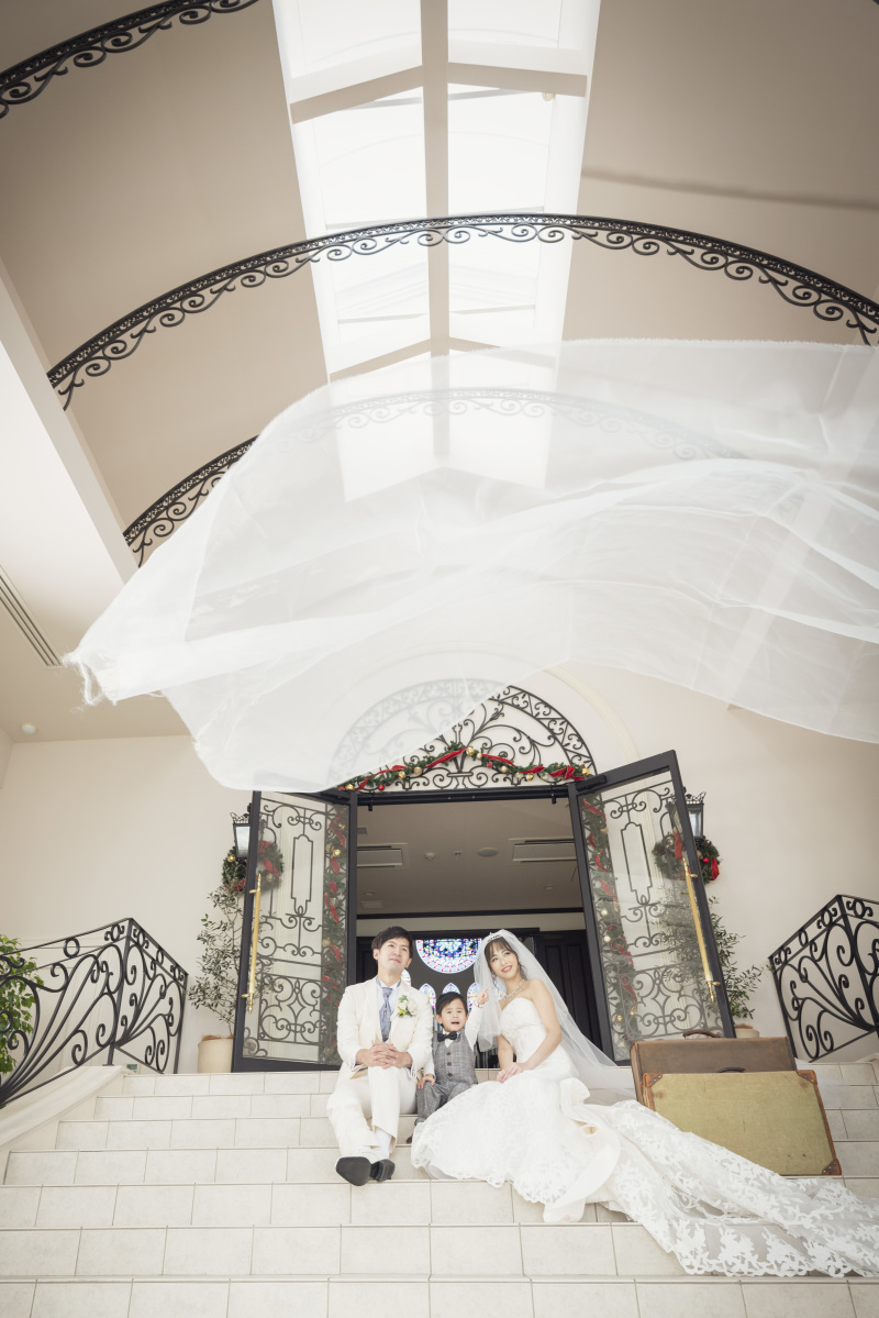 チュールをなびかせた奇跡のベストショット