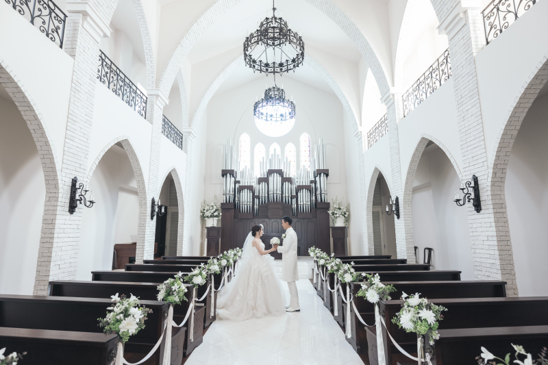 結婚式風に・・・