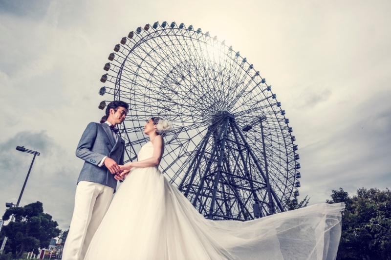 人気スポットで撮影できる Scene Osaka Photorait