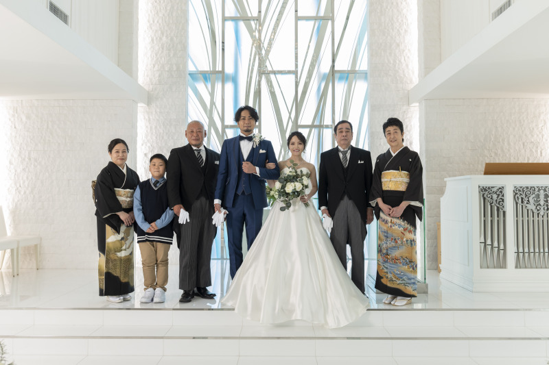 親御様のお衣裳もご用意可能◎
