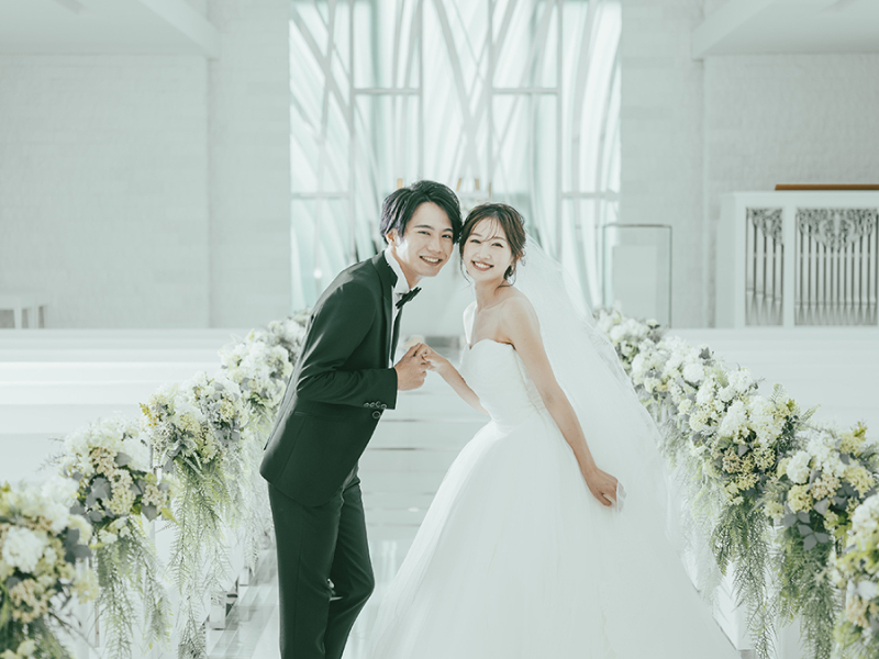 スタンダード◇データ撮影【Aプラン】ドレス1点・タキシード1点◇250カット撮影<22万円>