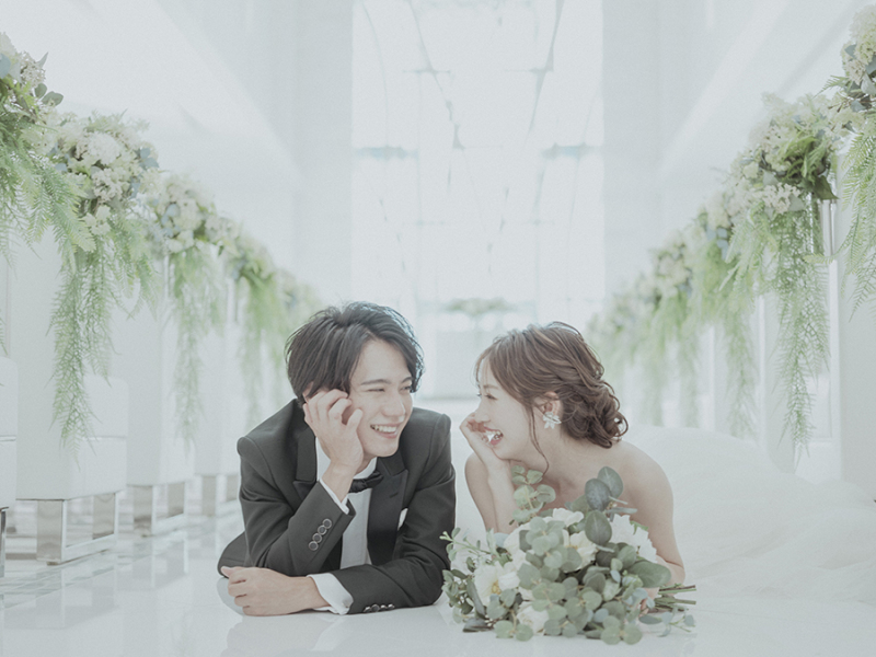 スタンダード◇データ撮影【Aプラン】ドレス1点・タキシード1点◇250カット撮影<22万円>