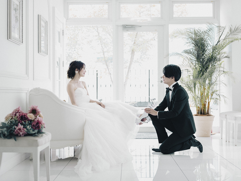 スタンダード◇データ撮影【Dプラン】ドレス3点・タキシード2点◇600カット撮影<38万5000円>