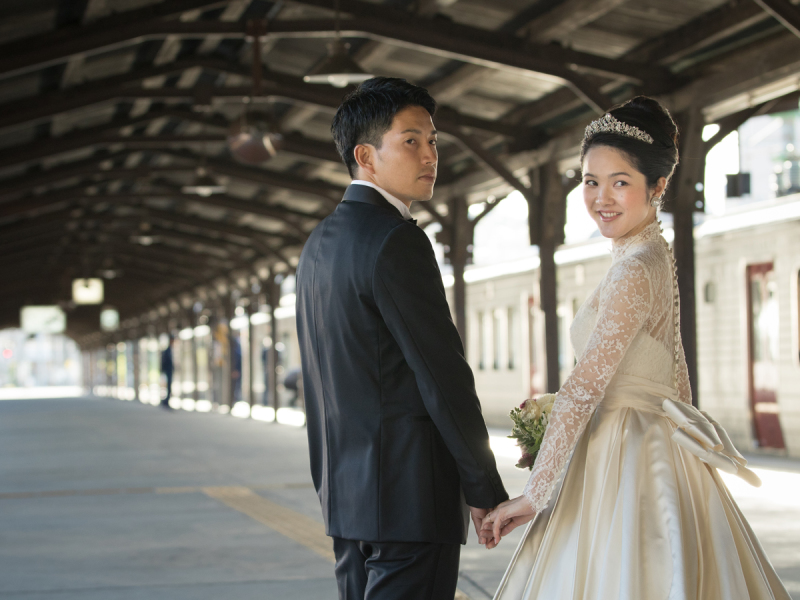 門司港レトロフォトウエディング 福岡県でフォトウェディング探すならphotorait