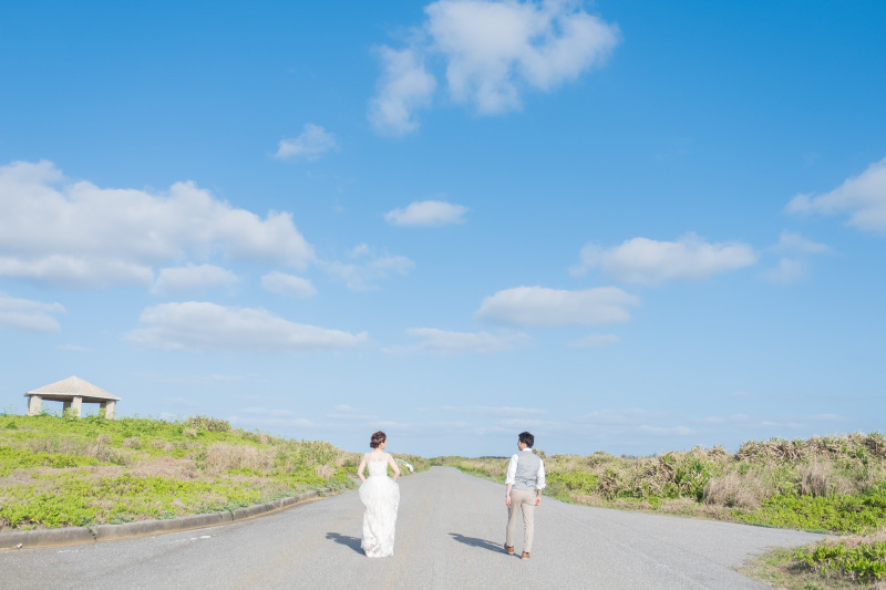 道路に広がって!