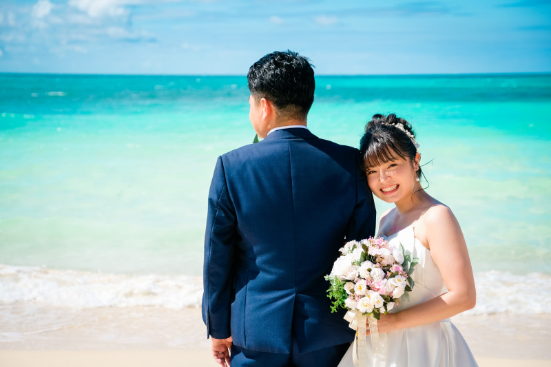 ご新婦様の目線ショット!